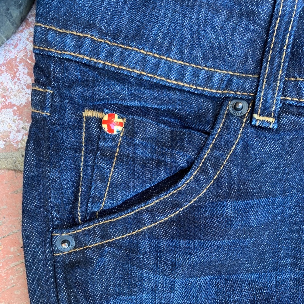 Hudson signature bootcut flare dark wash jeans - Picture 7 of 16